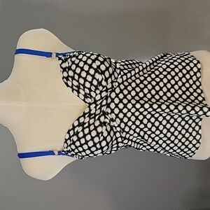 Swim Systems Collection Underwire Adjustable Strap Tankini Top Size 32DD